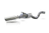 Gibson Stainless Steel Single Exit Cat Back Exhaust System for 18-26 Jeep Wrangler JL with 3.6L engine