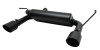 Gibson 17303B Black Ceramic Split Rear Exhaust for 07-18 Jeep Wrangler JK