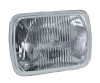 Hella 003427291 Vision Plus Rectangular H4 Conversion Halogen Headlight for 84-01 Jeep Wrangler YJ & Cherokee XJ, MJ