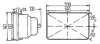 Hella 003427291 Vision Plus Rectangular H4 Conversion Halogen Headlight for 84-01 Jeep Wrangler YJ & Cherokee XJ, MJ