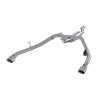 MBRP 2.5" Dual Rear Exit Cat Back Exhaust System for 20-26 Jeep Gladiator JT