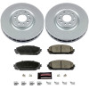PowerStop Front Z17 Evolution Geomet Coated Brake Kit for 14-16 Jeep Cherokee KL with Dual Piston Front Calipers