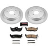 PowerStop CRK2221 Rear Z17 Evolution Geomet Coated Brake Kit for 06-10 Jeep Commander XK & 05-10 Jeep Grand Cherokee WK