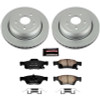 PowerStop CRK5953 Rear Z17 Evolution Geomet Coated Brake Kit for 11-18 Jeep Grand Cherokee WK