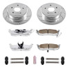PowerStop K2221-26 Rear Z26 Street Warrior Performance Brake Kit for 05-10 Jeep Grand Cherokee WK & 06-10 Jeep Commander XK