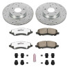 PowerStop K3032-26 Front Z26 Street Warrior Performance Brake Kit for 07-17 Jeep Compass & Patriot MK