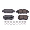PowerStop 17-1037 Z17 Evolution Ceramic Brake Pads - Rear for 07-17 Jeep Compass and Patriot