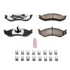 PowerStop Z36-477 Z36 Truck & Tow Carbon-Fiber Front Ceramic Brake Pads for 90-99 Jeep YJ, TJ, XJ, 90-92 Comanche, 90 Wagoneer, & 93-98 ZJ