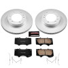 PowerStop CRK137 Front Z17 Evolution GEOMET Fully Coated Rotor Brake Kit for 05-23 Toyota Tacoma