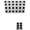 Putco 932015 Liquid Pedals-Track Design for 07-10 Jeep Wrangler JK with Automatic Transmission