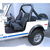 Rugged Ridge Premium High-Back Bucket Seat for 76-02 Jeep CJ5, CJ7, CJ8 Scrambler & Wrangler YJ, TJ
