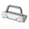 Rugged Ridge 11540.16 Modular XHD Front Bumper Center Hoop in Stainless Steel for 76-18 Jeep CJ-5, CJ-7, CJ-8 Scrambler, Wrangler YJ, TJ, JK & Unlimited