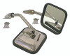 Rugged Ridge 11010.01 Side Mirror Pair in Chrome for 55-86 Jeep CJ-5, CJ-6, CJ-7 & CJ-8 Scrambler