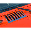 Rugged Ridge 11117.05 Hood Vent Cover in Stainless Steel for 07-18 Jeep Wrangler JK