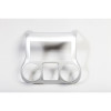 Rugged Ridge 11152.24 Center Radio Trim in Silver for 11-18 Jeep Wrangler JK