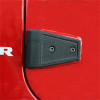Rugged Ridge 11202.05 Door Hinge Overlay Kit in Black for 07-18 Jeep Wrangler Unlimited JK 4 Door