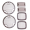 Rugged Ridge 11236.21 Black Billet Light Guard Set for 97-06 Jeep Wrangler TJ & Unlimited