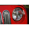 Rugged Ridge 11142.04 Front Euro Light Guards in Stainless Steel for 07-18 Jeep Wrangler JK