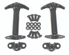 Rugged Ridge 11210.01 Hood Catch Kit for 42-95 Jeep 42-95 Jeep CJ & Wrangler YJ