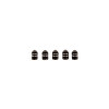 Rugged Ridge 16715.26 Aluminum Valve Stem Caps in Black