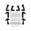 Westin 56-14055 HDX Drop Nerf Bars in Textured Black Steel for 18-24 Jeep Wrangler JL 2-Door
