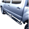 Westin Pro TRAXX 5 Oval Nerf Step Bars for 05-26 Toyota Tacoma Double Cab