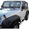 Westin Pro Traxx 4 Oval Step Bars for 07-18 Jeep Wrangler JK 2 Door
