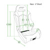 PRP XC Rear Suspension Seat - A78R-201