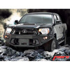 Fab Fours Grille Guard Heavy Duty Winch Front Bumper with Lights and D-ring Mounts (Black) - TT12-B1650-1