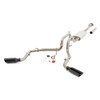 Rough Country Dual Cat-Back Exhaust with Black Tips - 96006