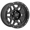 Pro Comp 41 Series Phaser, 18x9 Wheel with 5 on 5 Bolt Pattern - Satin Black with Stainless Steel Bolts - 5041-897350