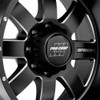 Pro Comp 73 Series Trilogy, 20x10 Wheel with 8x6.5 Bolt Pattern - Satin Black Milled - 5173-21082