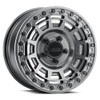 Method Race Wheels 415 Beadlock Wheel, 15x10 with 4 on 156 Bolt Pattern - Graphite w/ Gloss Graphite Ring - MR415510461264B