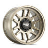 Dirty Life Canyon Wheel, 17x9 with 6 on 139.7 Bolt Pattern - Satin Gold - 9310-7983MGD12