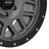 Pro Comp 40 Series Vertigo, 18x9 Wheel with 6 on 135 Bolt Pattern - Matte Graphite - 2640-893650