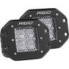 Rigid Industries D-Series Pro Flood Diffused Flush Mount LED Light Pods - 212513