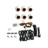 KC HiLites Cyclone V2 LED 6-Light Rock Light Kit (Amber) - 91041