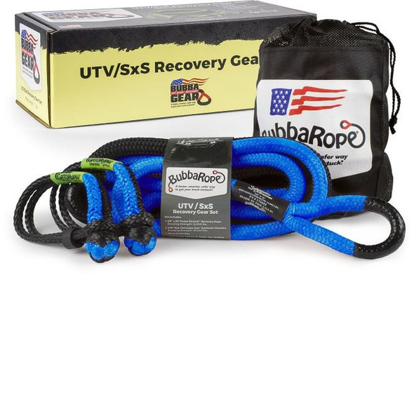 Bubba Rope Off-Road UTV/SxS Gear Set (Blue) - 176842BL