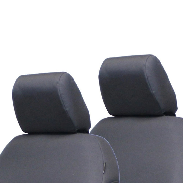 Bartact Rear Bench Seat Headrest Covers (Graphite) - JKHR0710R2G