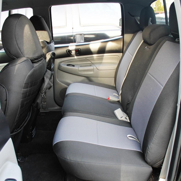 Bartact Rear Bench Seat Covers (Black/Graphite) - TTSC0915R4BG