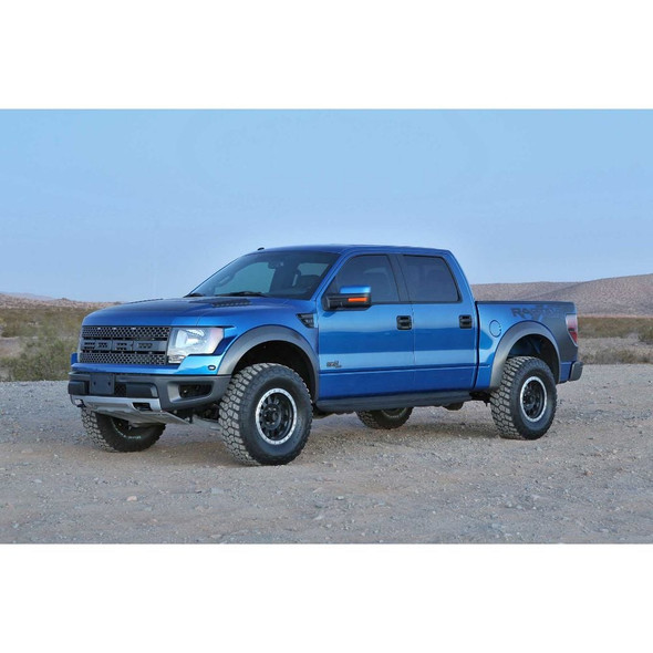 Fabtech Ford Raptor Uniball Billet Upper Control Arm Set with Front Dirt Logic 3.0 Resi Coilovers and Rear Dirt Logic 3.0 Resi Shocks - K2344DL