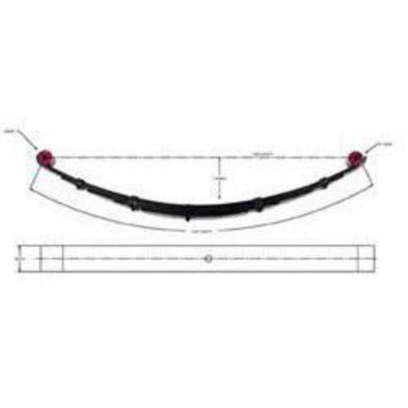 Pro Comp 3 Inch Front Leaf Spring - Right Side - 31222R