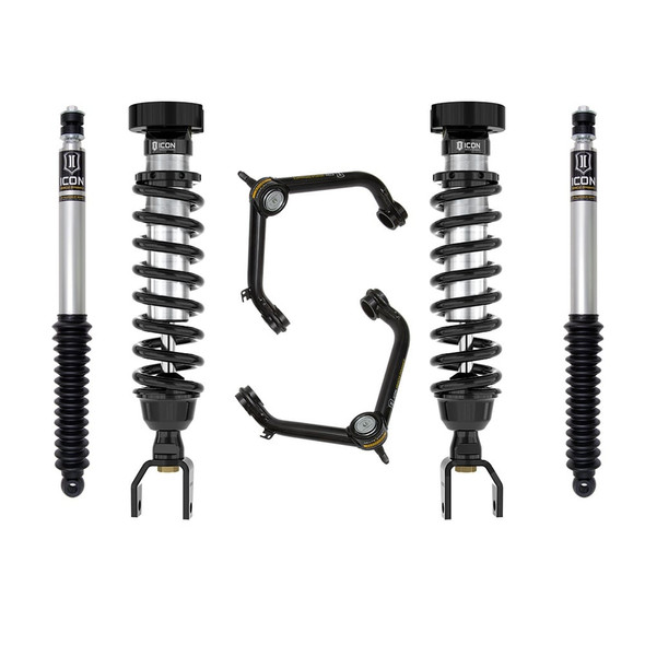 Icon Vehicle Dynamics 2-3" Stage 1 Suspension System with Tubular Upper Arms - K213111T