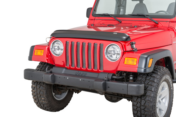 Bugflector II in Smoke for 87-06 Jeep Wrangler YJ and TJ |24700