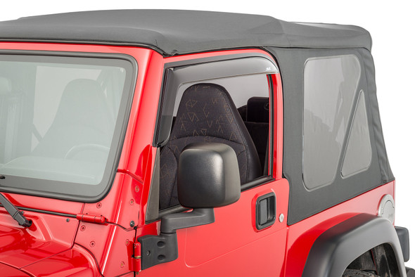 Ventvisors in Smoke for 97-06 Jeep Wrangler TJ & Unlimited |92054