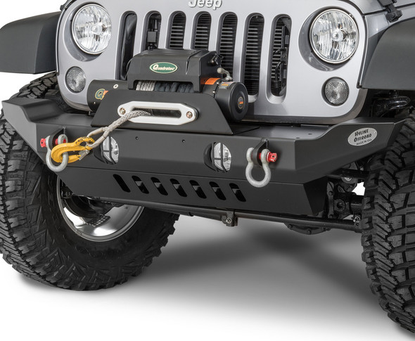 Air Dam Skid Plate in Lightly Textured Black Powder Coat for 07-18 Jeep Wrangler JK |400100180