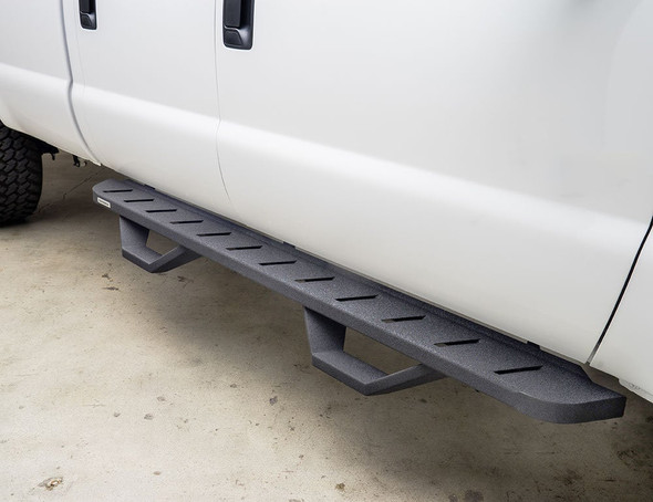 RealTruck Go Rhino 6345168720T RB10 Running Boards in Bed Liner Coating with Step for 20-25 Jeep Gladiator JT
