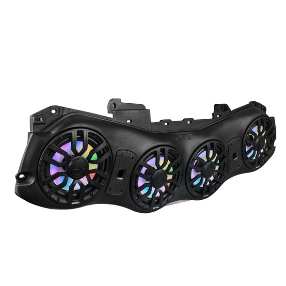 DS18 JL24-SBAR/BKLD Loaded Overhead Sound Bar with 4 X 8" NXL-IQ8 Marine Speakers for 24-25 Jeep Wrangler JL & Gladiator JT