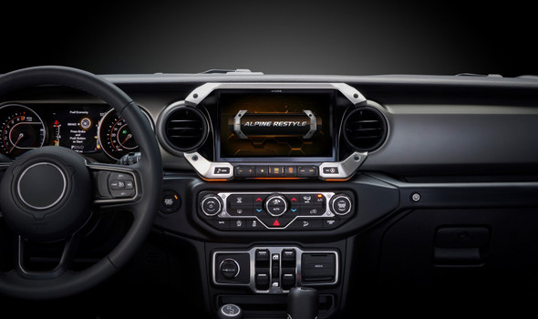 Alpine i509-WRA-JL 9" Multimedia Dash Restyle System for 18-23 Jeep Wrangler JL & Gladiator JT