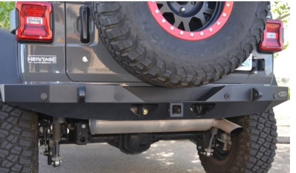 Rock Slide Engineering RB-F-101-JL Rigid Series Full Rear Bumper for 18-25 Jeep Wrangler JL